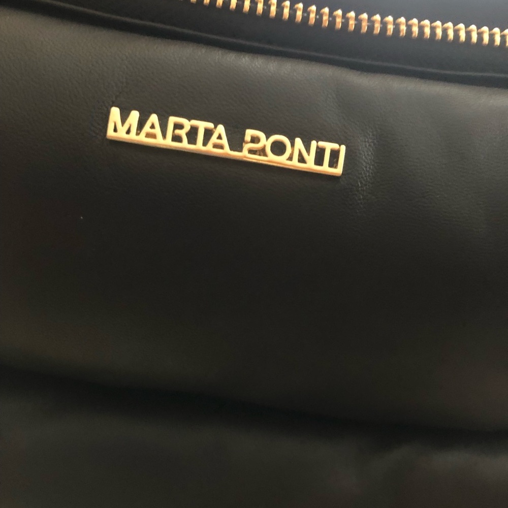 Marta Ponti black leather handbag - Picture 9 of 15